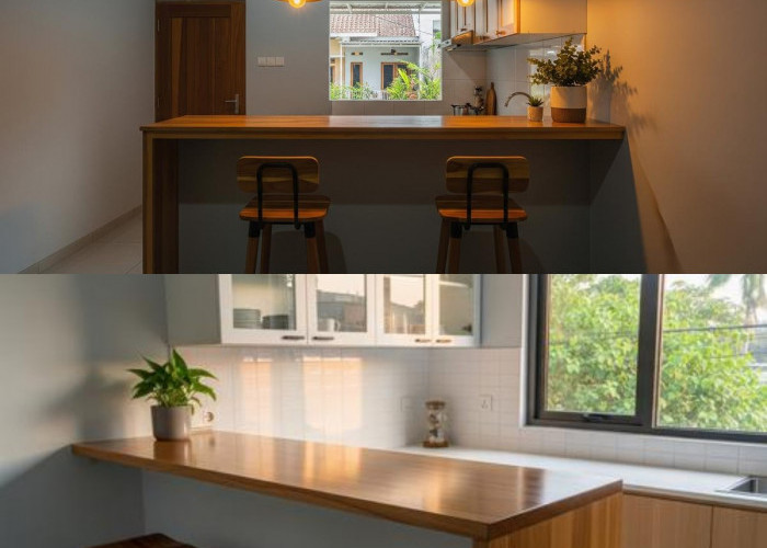 Meja Bar Sederhana sebagai Pilihan Cerdas Meja Makan di Dapur Rumah KPR yang Sederhana