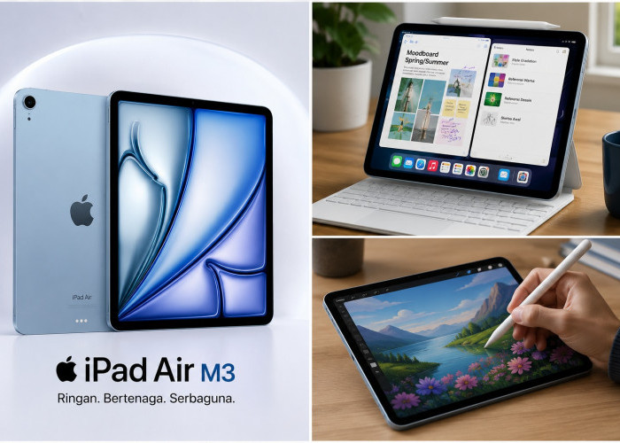 Review iPad Air M3: Tablet Tipis dengan Performa Kencang dan Fitur Lengkap!