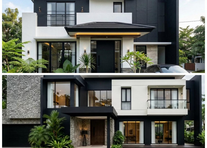 5 Inspirasi Rumah Minimalis Cat Hitam Putih 2026: Tampilan Simpel yang Bikin Hunian Anda Jadi Pusat Perhatian