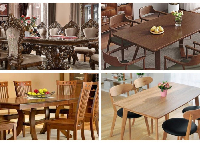 Sentuhan Berkelas: 9 Inspirasi Meja Makan Kayu Jati untuk Nuansa Mewah di Rumah
