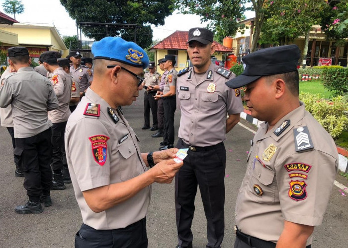 Propam Polres Pagar Alam Gelar Giat Penegakan Disiplin