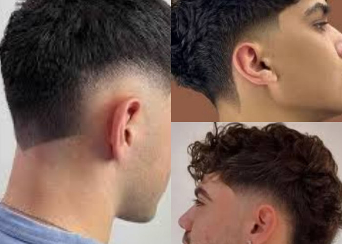 5 Inspirasi Style Rambut Burst Fade Pendek Pria yang Sedang Tren