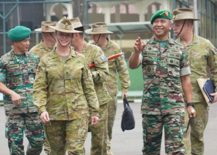 Jalin Kerjasama, Dankodiklatad Sambut Kunjungan Kehormatan Commander Forces Command Australia