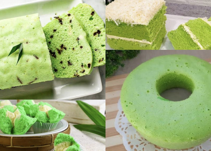 Bolu Pandan Kukus Lembut dan Wangi, Cocok untuk Segala Acara