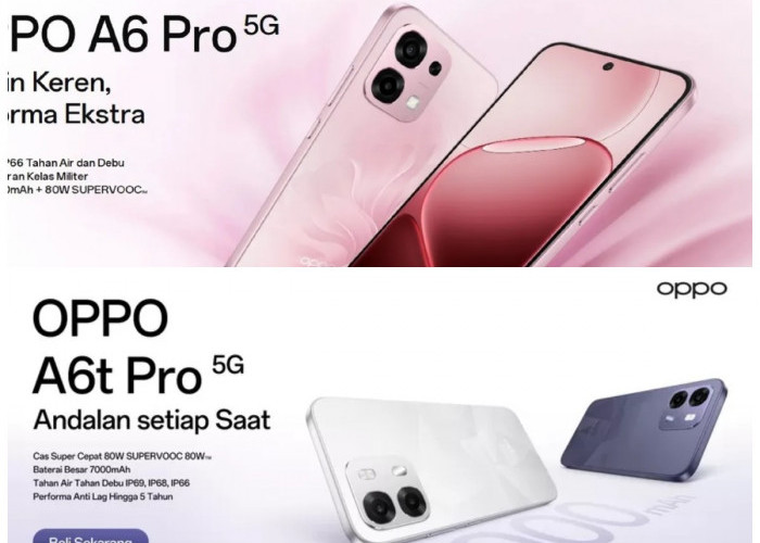 OPPO A6t Pro 5G Resmi Meluncur, Baterai 7000 mAh Diklaim Tahan Hingga 2 Hari!