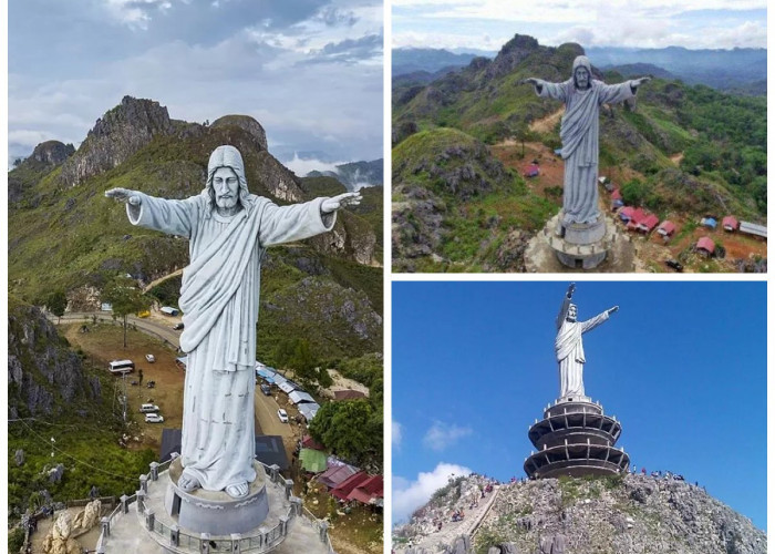 Menelusuri Sejarah Patung Yesus Buntu Burake: Simbol Iman dari Puncak Tana Toraja!