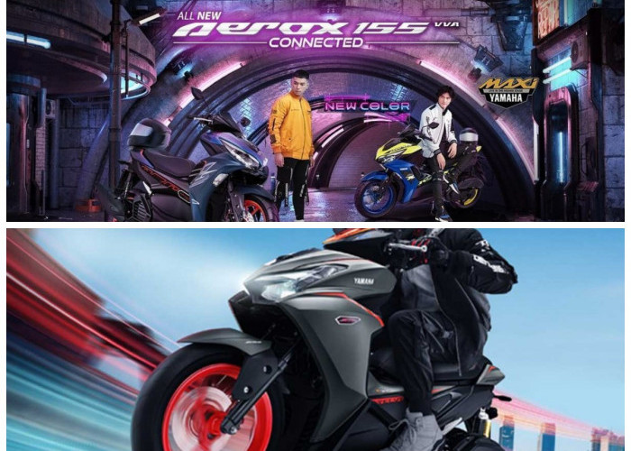 Yamaha Aerox Connected, Skutik Sporty Favorit Anak Muda yang Dilengkapi Fitur Canggih
