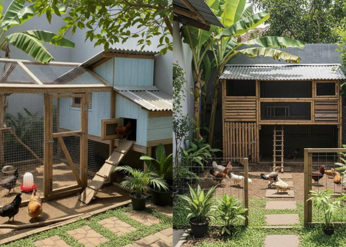 Ide Desain Kandang Ayam Pedaging Sederhana, untuk Lahan Belakang Rumah!
