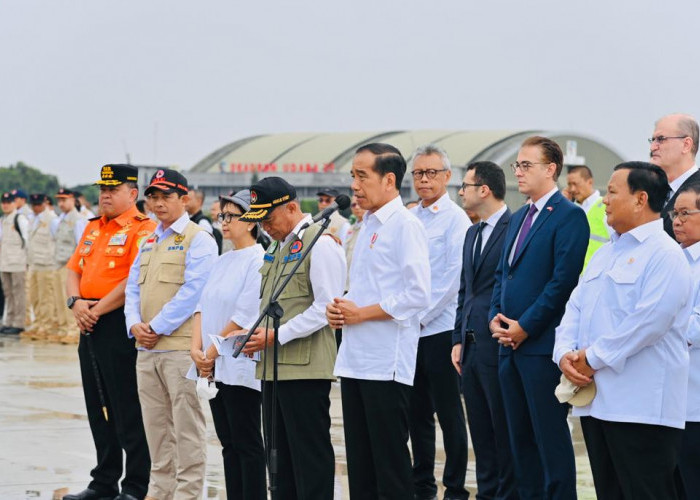Presiden Jokowi Lepas Bantuan Kemanusiaan ke Turki dan Suriah