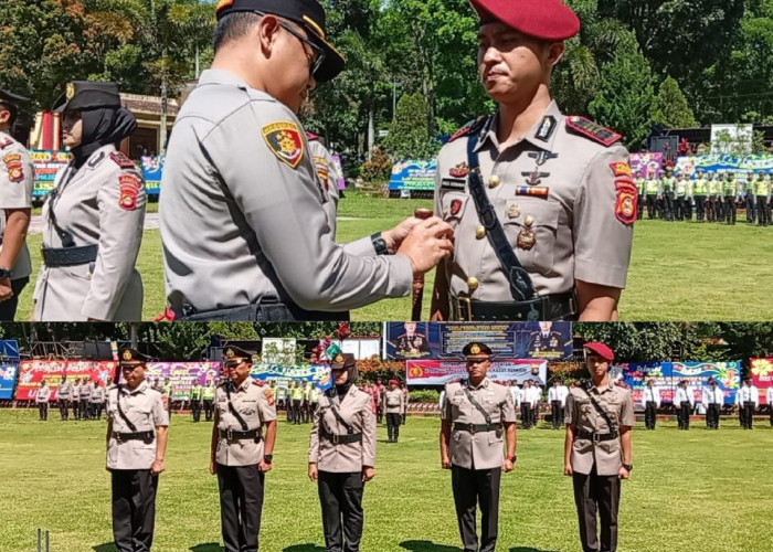 3 PJU Polres Pagar Alam Mutasi, AKP Angga Emban Kasatr Reskrim