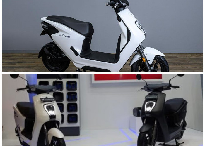 Honda Luncurkan Motor Listrik EM1 e: di Indonesia, Siap Saingi Skuter Konvensional!