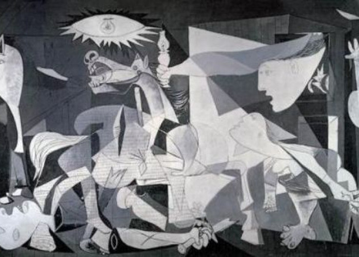 Guernica, Sebuah Kanvas Besar dengan Gambar yang Menunjukkan Kengerian Perang