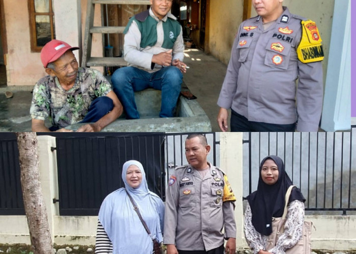 Gencarkan Sambang Warga, Bhabinkamtibmas Polsek Dempo Utara Imbauan Kamtibmas dan Karhutla