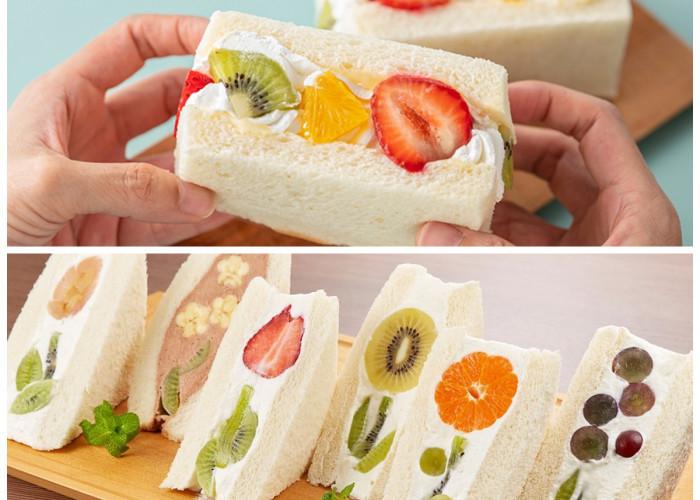 Resep Praktis Membuat Fruit Sando di Rumah: Sandwich Roti Lembut Berisi Buah Segar dan Whipped Cream!