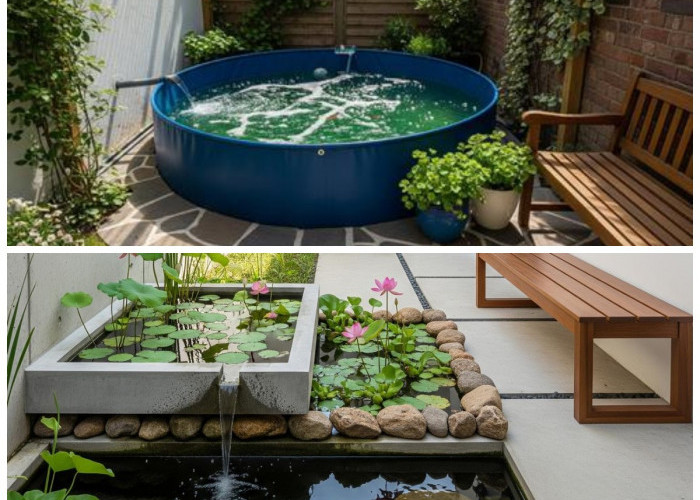 Halaman Sempit Jadi Produktif: Inspirasi Desain Kolam Ikan Nila di Belakang Rumah