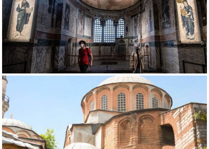 Biara Khora Kini di Ubah Menjadi Menjadi Masjid Kariye oleh Pemerintah Turki 