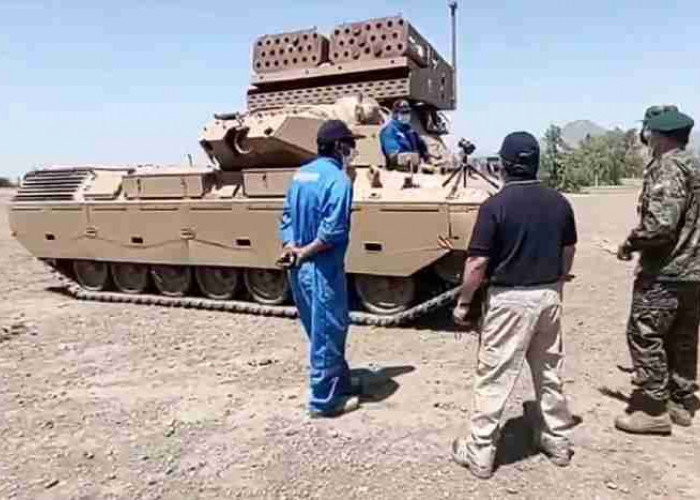 Ditangan Angkatan Darat Chili, MBT Leopard 1 Dikonversi Jadi Self Propelled MLRS 122mm
