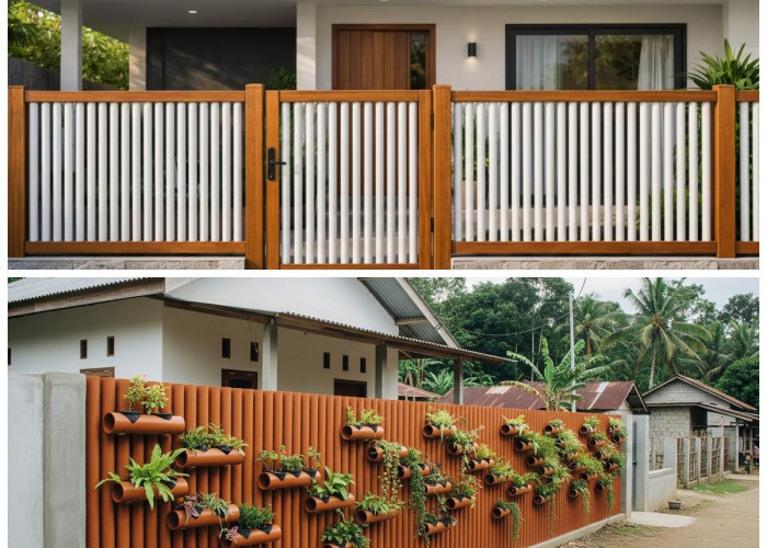Pagar PVC Minimalis Lagi Tren di Kampung, Murah, Awet, dan Bikin Rumah Tampak Lebih Modern!