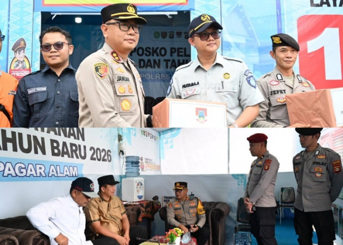 Wako - Kapolres Tinjau Pospam Nataru 2025, Pastikan Kesiapan Personel dan Kelengkapan Pengamanan