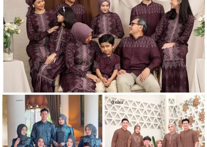 Trend Warna Baju Lebaran 2026 Paling Diburu: Scarlet hingga Cloud Dancer Bikin Seragam Keluarga Makin Estetik!