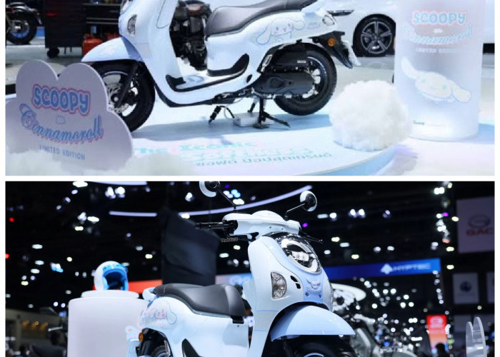 Scoopy Edisi Langka! Kolaborasi Imut Honda x Cinnamoroll Ini Cuma 2.000 Unit!