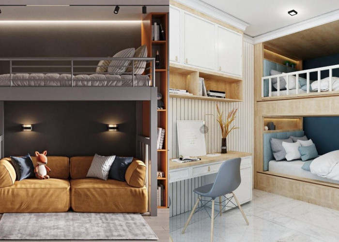 Desain Tempat Tidur Tingkat Seru, Bikin Ruangan Terlihat Lebih Luas dan Nyaman!