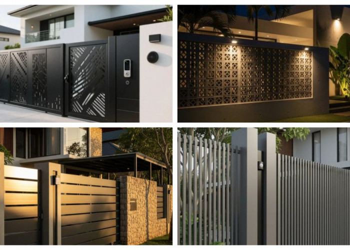 Pagar Rumah Minimalis Modern: 7 Model Anti Maling dengan Sensor Gerak