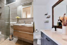  Ide Kaca Kamar Mandi Keren yang Bisa Ditiru, Simpel tapi Estetik!