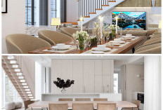 Ruang Makan Lebih Hangat dan Rapi: 12 Desain Minimalis Estetis untuk Rumah Modern