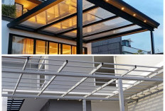 Kreasi Desain Tiang Kanopi Baja Ringan Terbaru, Hunian Makin Stylish dan Kekinian