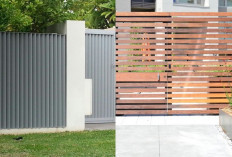 Pagar Rumah Motif Garis Rapat, Ide Desain Modern agar Hunian Terlihat Lebih Mewah!