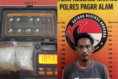 Pengedar Narkoba dari Palembang Diamankan, 2 Paket Sedang Sabu Diamankan