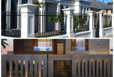 Model Pagar Beton Minimalis Modern yang Tinggi dan Fungsional untuk Hunian Aman