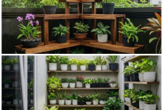 Sulap Ruang 2x1 Meter Jadi Asri! 8 Ide Rak Tanaman Kreatif yang Estetik dan Fungsional