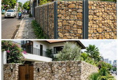 7 Inspirasi Pagar Batu Alam yang Bikin Tampilan Rumah Naik Level, Estetik dan Tahan Lama!