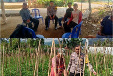 Intensifkan Giat Sambang, Bhabinkamtibmas Sampaikan Pesan Kamtibmas kepada Masyarakat