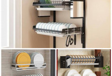 Dapur Lebih Rapi! Ide Rak Piring Minimalis yang Hemat Ruang dan Enak Dipandang!