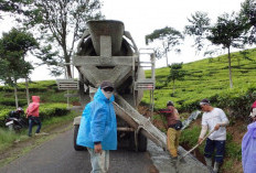 Tingkatkan Infrastruktur Pendukung Pariwisata Pagar Alam Pemkot Geber Pelebaran Bahu Jalan Wisata Gunung Dempo