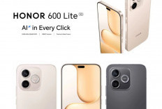 Honor 600 Lite Meluncur! Desain Elegan Ala iPhone, Layar Tajam dan Kamera Andal di Kelas Menengah