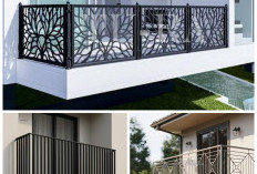 Inspirasi Desain Pagar Balkon Lantai 2 Modern yang Bikin Tampilan Rumah Makin Mewah!
