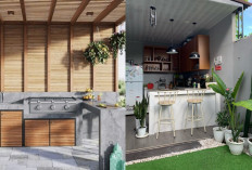 Dapur Terbuka Sederhana di Belakang Rumah, Solusi Masak Tanpa Pengap!