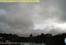 Dempo Bergumam di Balik Kabut: Aktivitas Seismik Masih Terdengar, Status Waspada Dipertahankan