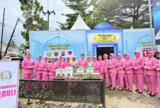 Kunjungi Pos Yan Ops Ketupat Musi 2026, Bhayangkari Pagar Alam Beri Dukungan Mensukseskan Pengamanan Lebaran