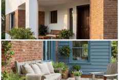 Hunian Makin Instagenic! 8 Kombinasi Warna Cat Teras untuk Batu Bata Ekspos Tren 2026