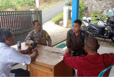 Intensifkan Giat Sambang Warga, Bhabinkamtibmas Ini Ingatkan Jauhi Judol dan Anti Premanisme