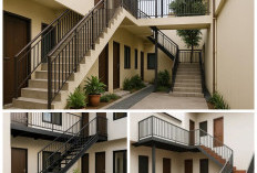 Bukan Sekadar Penghubung! Ini Ide Tangga Outdoor Rumah Kos yang Nyaman dan Aman!