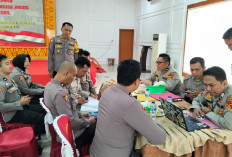 Polres Pagar Alam Ikuti Supervisi Kesiapan Operasi Lilin Musi 2025