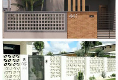5 Desain Pagar Roster Terbaru, Solusi Fasad Rumah Modern yang Elegan