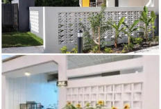 Hunian Makin Stylish! Pilihan Desain Pagar Tembok Roster yang Fungsional dan Estetik