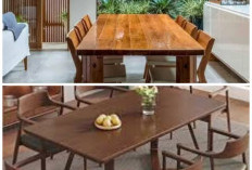Meja Makan Kayu Jati: 9 Ide Elegan untuk Membuat Ruang Makan Makin Mewah